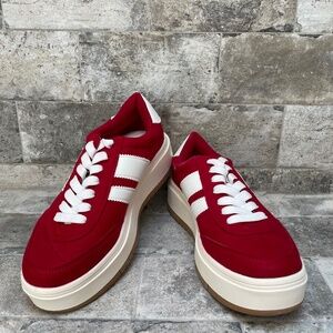 ❤️ MADDEN GIRL RED PLATFORM SNEAKERS NEW SIZE 8.5 NEW